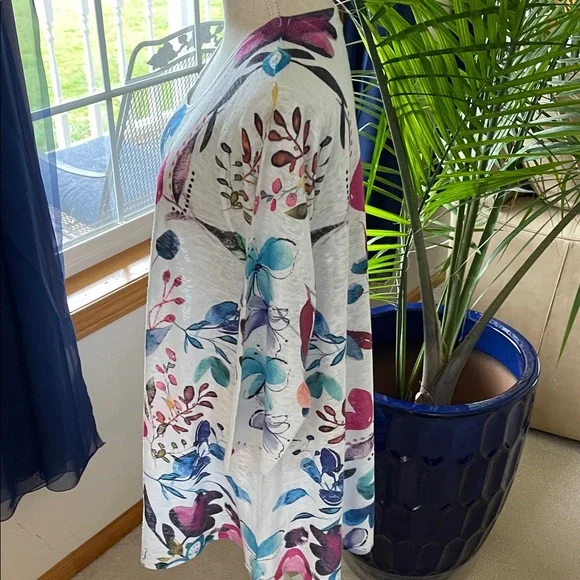 Vibrant Multicolor Tunic Top - Picture 3 of 7